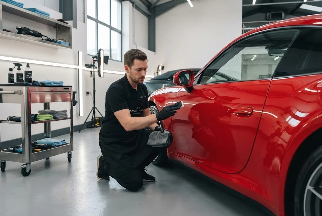 Auto care services including professional vehicle detailing and modern car care