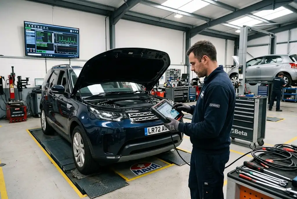 Auto Services: UK Trends Shaping Modern Car Care Auto services in the UK using modern vehicle diagnostics and workshop technology